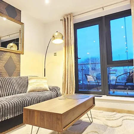 Lux 2bed 2bath With Terrace Center Apartmán Leeds (West Yorkshire)